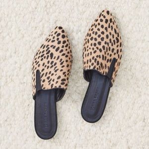 Jenni Kayne Cheetah Pony Hair Mule size EU 37
